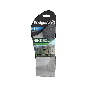 Skarpety męskie Bridgedale  Hike UL Performance Crew Original Gunmetal