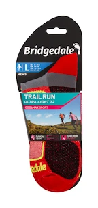 Skarpety męskie Bridgedale  Trail Run Ultralight T2 Coolmax Sport ¾ Crew Red