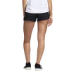 Spodenki damskie adidas  Pacer 3-Stripes Woven Heather Shorts Black
