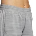 Spodenki damskie adidas  Pacer 3-Stripes Woven Heather Shorts Mgh Solid Grey