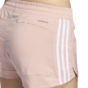 Spodenki damskie adidas  Pacer Woven 3-Stripes Wonder Mauve