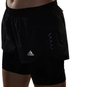 Spodenki damskie adidas  Run Fast 2in1 Shorts Black