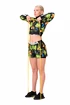 Spodenki damskie Nebbia  High-energy double layer shorts 563 jungle green