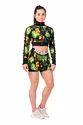 Spodenki damskie Nebbia  High-energy double layer shorts 563 jungle green