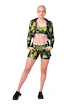 Spodenki damskie Nebbia  High-energy double layer shorts 563 jungle green S