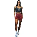 Spodenki damskie Nebbia NEBBIA x OLYMPIA Washed High Waisted Leggings Shorts HERITAGE 780 red