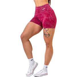 Spodenki damskie Nebbia NEBBIA x OLYMPIA Washed High Waisted Leggings Shorts HERITAGE 780 red