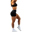 Spodenki damskie Nebbia STRONG BEAUTY V-shaping Belt Shorts 428 black