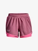 Spodenki damskie Under Armour  Fly By 2.0 2N1 Short-PNK