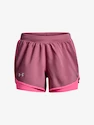Spodenki damskie Under Armour  Fly By 2.0 2N1 Short-PNK