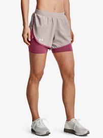 Spodenki damskie Under Armour Fly By Elite 2-in-1 Short-GRY