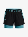 Spodenki damskie Under Armour  Play Up 2-in-1 Shorts -BLK
