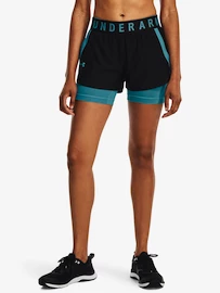 Spodenki damskie Under Armour Play Up 2-in-1 Shorts -BLK