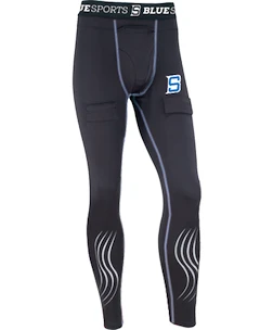 Spodenki kompresyjne z suspensorem Blue Sports  Fitted Pant Senior L