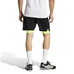 Spodenki męskie adidas  Club 2In1 Short Black/Lucid Lemon