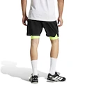 Spodenki męskie adidas  Club 2In1 Short Black/Lucid Lemon