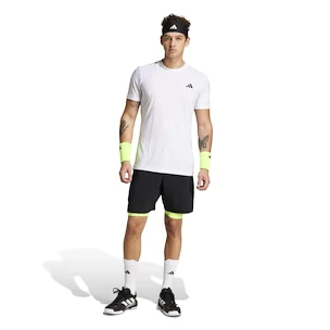 Spodenki męskie adidas  Club 2In1 Short Black/Lucid Lemon
