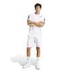 Spodenki męskie adidas  Club 3 Stripes Short White