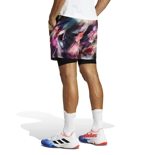 Spodenki męskie adidas  Melbourne Ergo Tennis Graphic Shorts Multicolor/Black