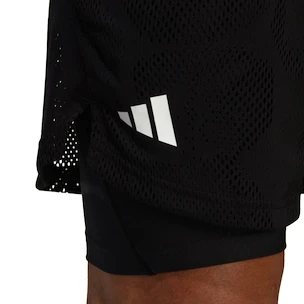 Spodenki męskie adidas  Melbourne Tennis Two-in-One 7-inch Shorts Black