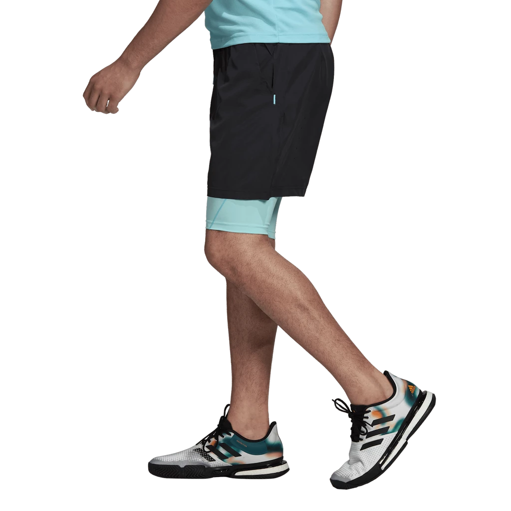 Spodenki męskie adidas  Paris 2 in 1 Short Carbon