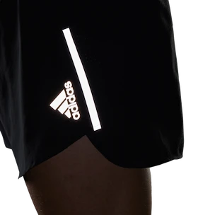 Spodenki męskie adidas  Run Fast Reflective Split Shorts Black