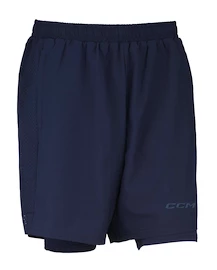 Spodenki męskie CCM 2 IN 1 Training Short True Navy