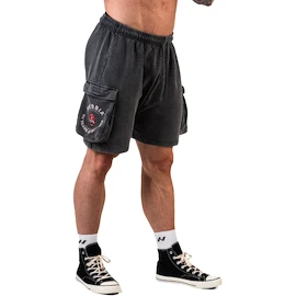 Spodenki męskie Nebbia NEBBIA x OLYMPIA Washed Loose Fit Cargo Shorts LEGACY 787 black