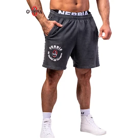 Spodenki męskie Nebbia NEBBIA x OLYMPIA Washed Sweat Shorts LEGEND 786 black
