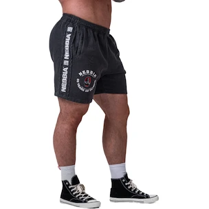 Spodenki męskie Nebbia NEBBIA x OLYMPIA Washed Sweat Shorts LEGEND 786 black L