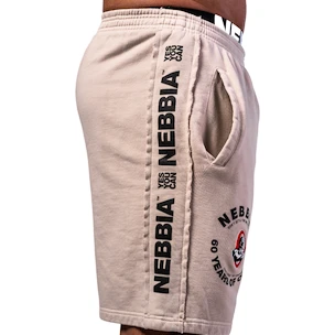 Spodenki męskie Nebbia NEBBIA x OLYMPIA Washed Sweat Shorts LEGEND 786 light grey XL