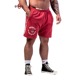 Spodenki męskie Nebbia NEBBIA x OLYMPIA Washed Sweat Shorts LEGEND 786 red