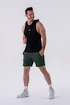 Spodenki męskie Nebbia  Relaxed-fit Shorts with Side Pockets 319 dark green