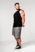 Spodenki męskie Nebbia  Washed-off Gym Sweatshorts NO BS 367 Light Grey
