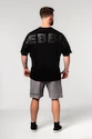 Spodenki męskie Nebbia  Washed-off Gym Sweatshorts NO BS 367 Light Grey