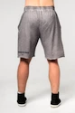 Spodenki męskie Nebbia  Washed-off Gym Sweatshorts NO BS 367 Light Grey