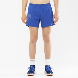 Spodenki męskie Salomon Cross 5" Shorts Nautical Blue