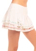 Spódnica damska Lucky in Love  Sahara Pleat Tier Skirt White