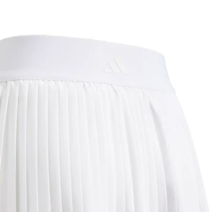 Spódnica dziewczęca adidas  G Club Pleat Skirt White 140 cm