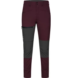 Spodnie damskie Haglöfs Lite Slim Dark Red/Grey