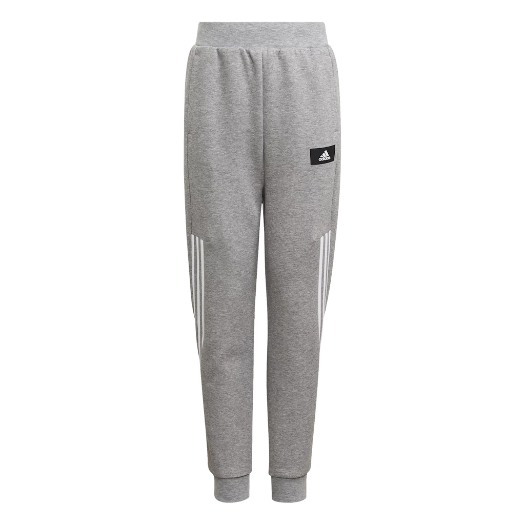 Spodnie dresowe chłopięce adidas  Future Icons 3-Stripes Tapered-Leg Pants Medium Grey Heather