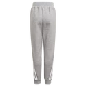 Spodnie dresowe chłopięce adidas  Future Icons 3-Stripes Tapered-Leg Pants Medium Grey Heather