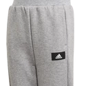 Spodnie dresowe chłopięce adidas  Future Icons 3-Stripes Tapered-Leg Pants Medium Grey Heather