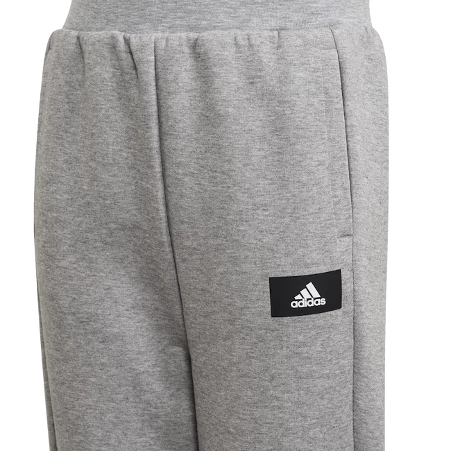 Spodnie dresowe chłopięce adidas  Future Icons 3-Stripes Tapered-Leg Pants Medium Grey Heather
