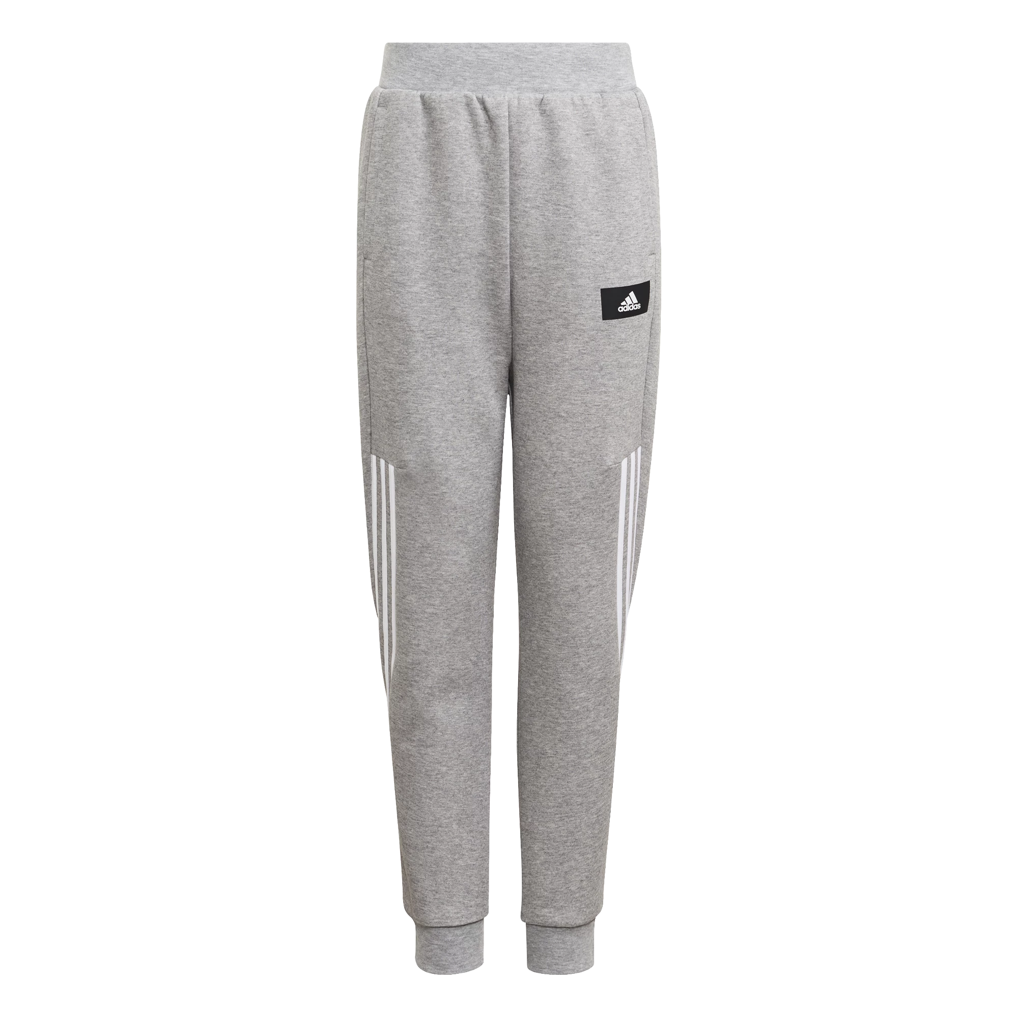 Spodnie dresowe chłopięce adidas  Future Icons 3-Stripes Tapered-Leg Pants Medium Grey Heather
