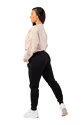 Spodnie dresowe Nebbia z wysokim stanem „Feeling Good” 409 czarne