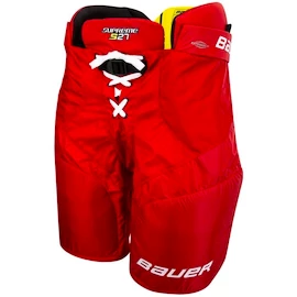 Spodnie hokejowe Bauer Supreme S27 Red Junior