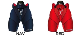 Spodnie hokejowe Bauer Vapor 3X red Intermediate