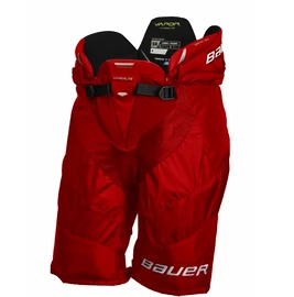 Spodnie hokejowe Bauer Vapor Hyperlite red Intermediate