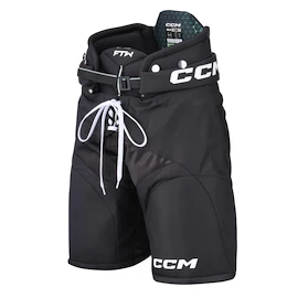 Spodnie hokejowe CCM JetSpeed FTWomen Velcro Black Junior